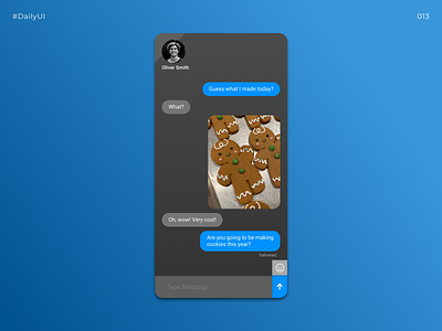 Daily UI Challenge #013 | Direct Messaging app dailyui dailyui013 dailyuichallenge sketch