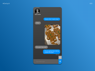 Daily UI Challenge #013 | Direct Messaging