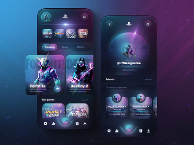 Online Gaming App designs, themes, templates and downloadable graphic  elements on Dribbble