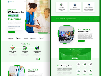 Medical Insurance Website Design