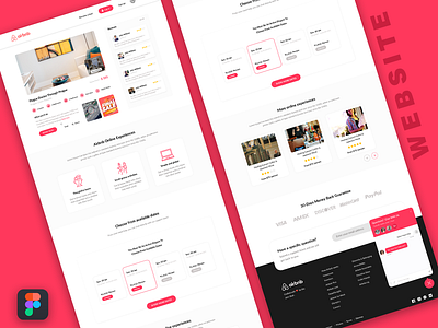 Airbnb Page Redesign design figma trending uiux web website xd