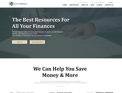 INMAN FINANCIAL adobexd design financial ui ui ux uidesign ux webdesign website website design xd design