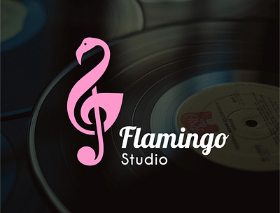 logo design for a fictional music studio branding design graphic design illustration logo ui