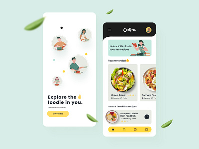 CookFree Cooking Recipe App Concept