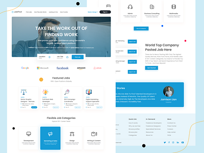 JobFind Landing Page