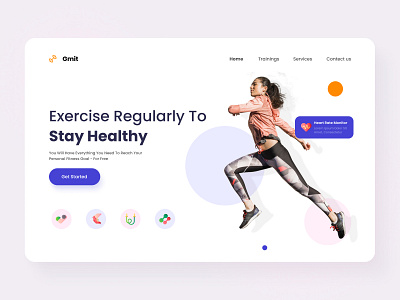 Gmit fitness Landing Page