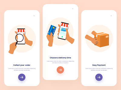 Food Delivery App - Onboarding
