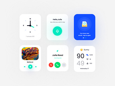 Apple Smart Watch UI Design