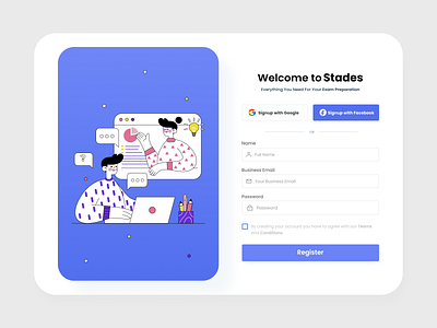WELCOME to Stades- Education Signup