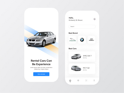 Car Rental App Concept