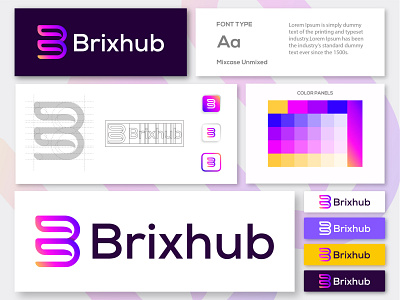 Brixhub Logo a b c d e f g h i j k l m n o p brand indentity branding creative logo creative logo design design grandaunt graphic design icon illustration logo logo design logo mark manliest logo modern logo q r s t u v w x y z symbol typography vector