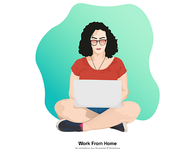 Work From Home covid 19 illustraion staysafe workfromhome