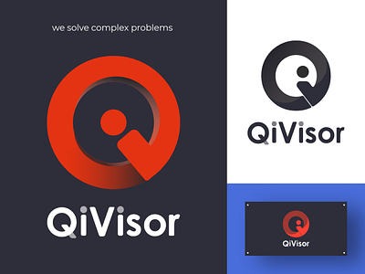 QiVisor logo design it logo logo design