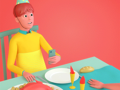 Joyeux Noël chrismas phone 3danimation beastcollective