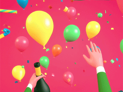 Happy New YeaR 3d animation beastcollective funny happy new year vr
