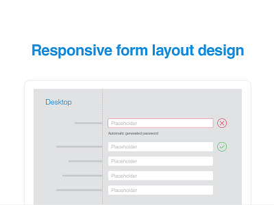 Responsive Form layout design