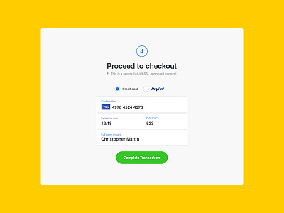 Daily UI 002 - Checkout form card checkout dailyui form payment ui web