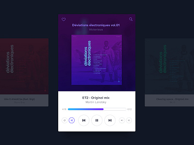 Daily UI 009 - Music Player