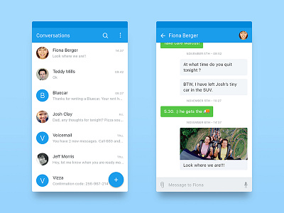 Daily UI 013 - Direct messaging 