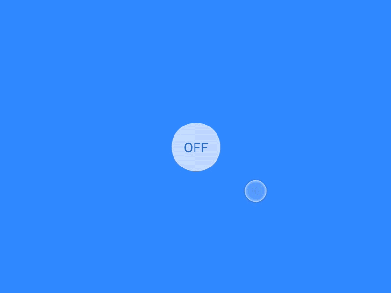 Daily UI 015 - On/Off Switch animation blue button daily ui dailyui green onoff principle switch