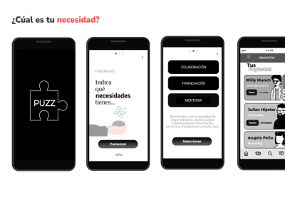 Puzz app animation app design graphic design illustration minimal ui ux vector website