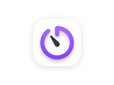 TickTot app appstore baby child design graphic graphic design icon ipad purple sleep time timer tot tracker tracking
