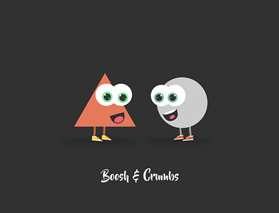 Boosh and Crumbs cartoon cartoon character character design illustration kids shapes show simple tv