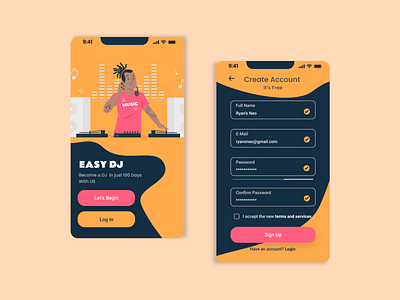 Daily Ui - Sign Up