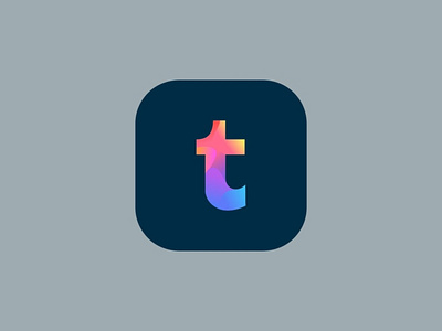 tumblr Icon App logo redesign