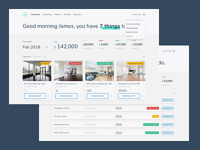 Some UI Updates in the works property management rental ui