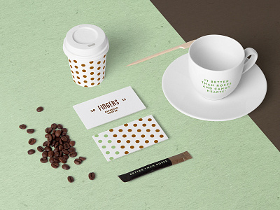 Coffee Mock Up / 50 Items / Stationery Branding