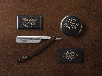 Barber Cosmetics Mock Up / 50 Items bottle brand craft free hipster logo minimalist mockup psd shop template vintage