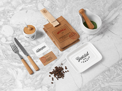 Restaurant Food Branding Mock Up