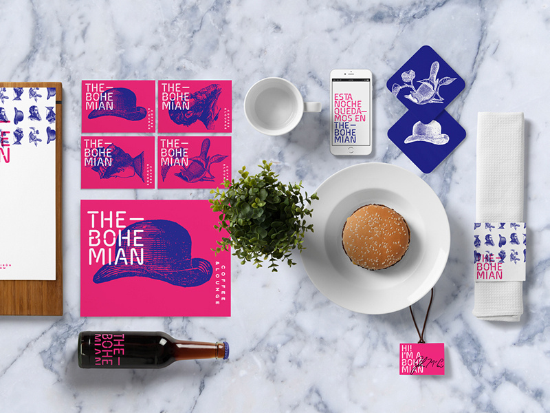 Restaurant PSD Mockups menu packaging branding card business identity food bar burger psd hipster logo