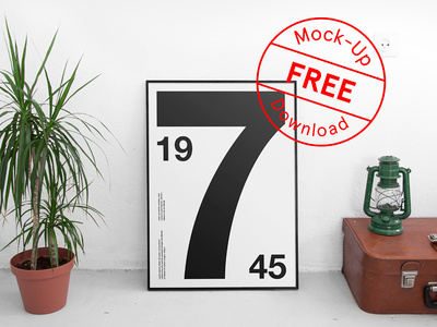 Free Poster Psd Mockup