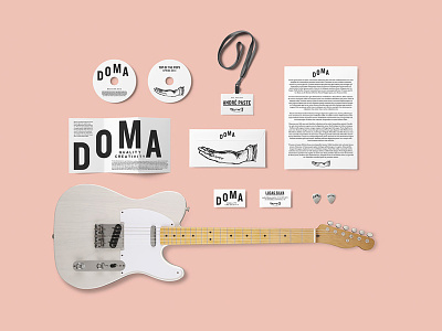 Forgraphic Mockup / Stationery brand branding corporate guitar identity logo minimalist mockup music portfolio stamp template