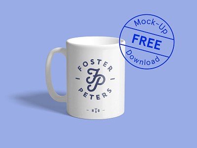 Free Mug Mockup brand branding corporate cup free freebie identity logo mockup mug portfolio template