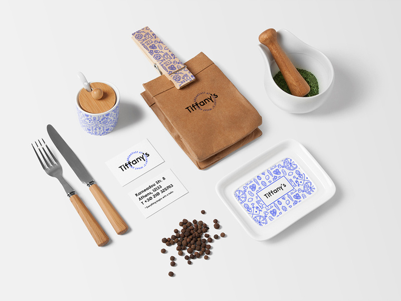Restaurant Stationery Mockup by on Dribbble