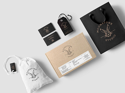 Packaging Mock-Up bag box brand branding identity label logo minimalist mockup modern portfolio template