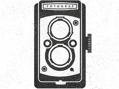 Fotograf camera christopher paul illustration print tlr