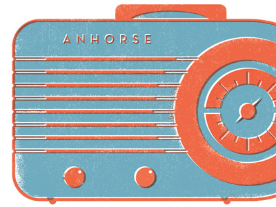 Anhorse anhorse band christopher paul illustration radio teeshirt