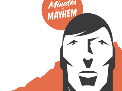 Minutes till Mayhem christopher paul illustration poster