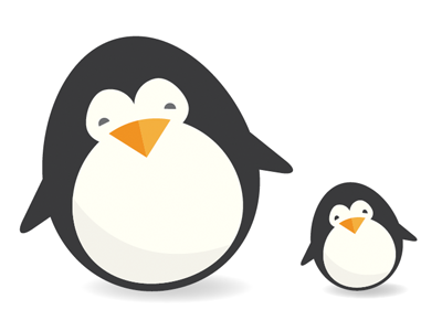 Penguins christopher paul illustration logo penguin