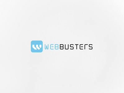Webbusters brand design branding design graphic logo logotype logotype designer minimal typography