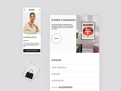 MISSGUIDED - E-commerce Website fashion ui ux uxui website