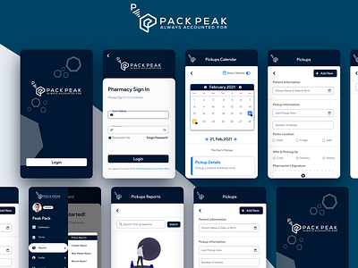 Pack Peak Mobile App Design UI app design app ui mobile app ui mobile design product design ui ux