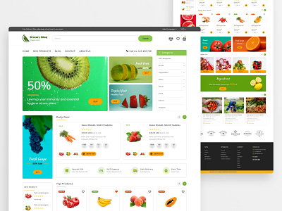 Grocery Shop Landing Page
