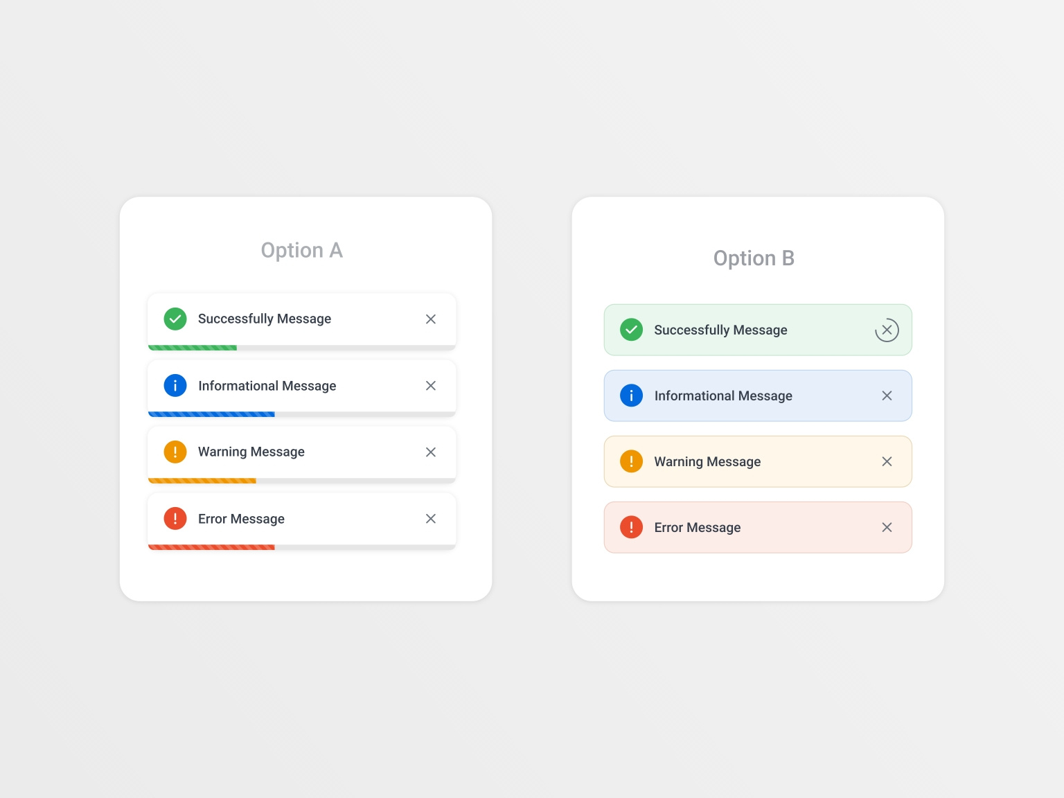 Toast Notifications by Alireza Hashemi UI/UX Designer on Dribbble