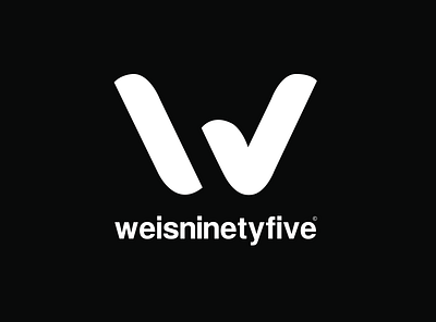 Logo for Weisninetyfive app design graphic design illustration illustrator logo ui ux vector web