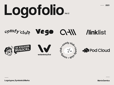Logofolio: logotypes, symbols & marks branding design graphic design illustration illustrator logo typography ui ux vector